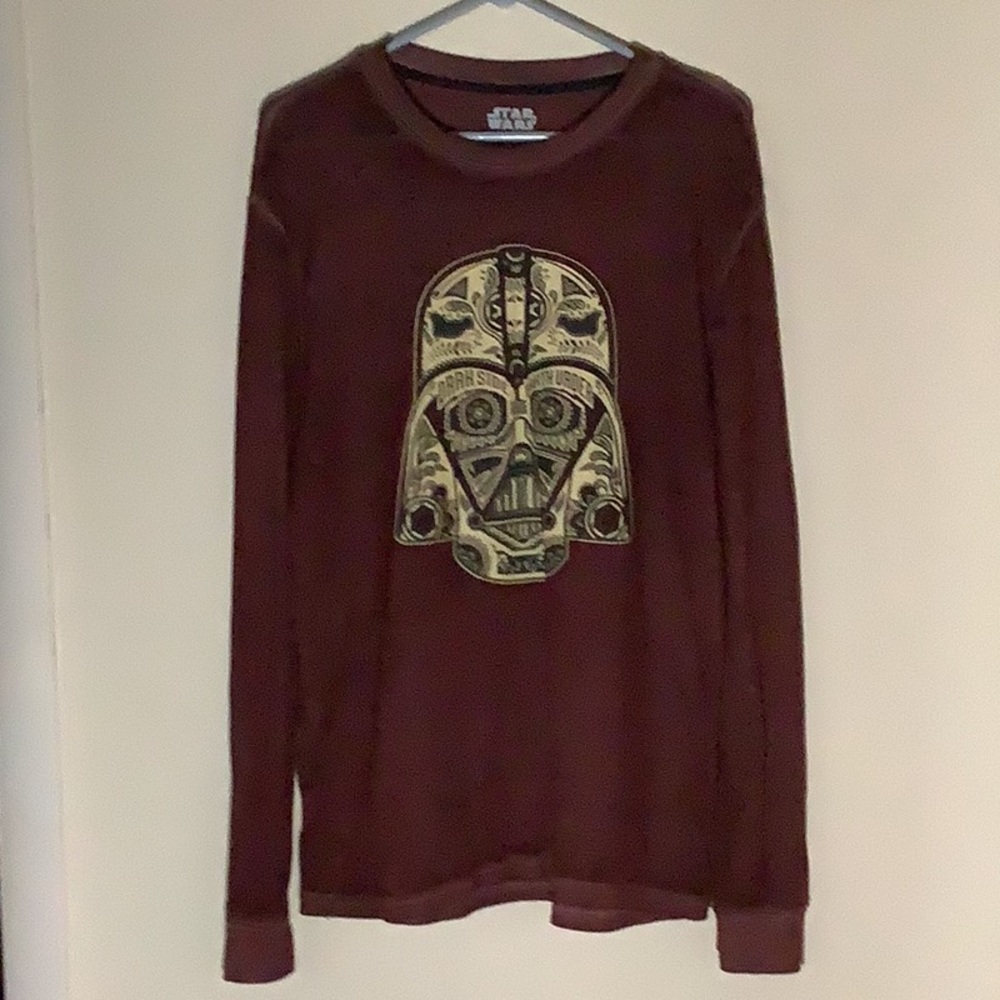 Star Wars Thermal Waffle Knit Long Sleeve T-Shirt Men’s Large